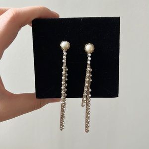 Pearl earrings